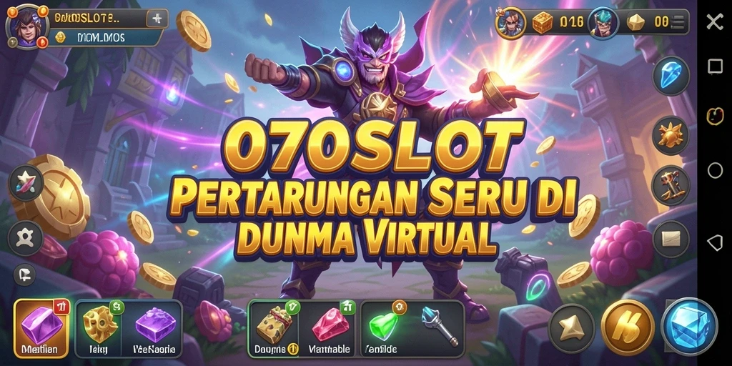 Tampilan gameplay seru di 070SLOT dengan pertarungan dinamis.