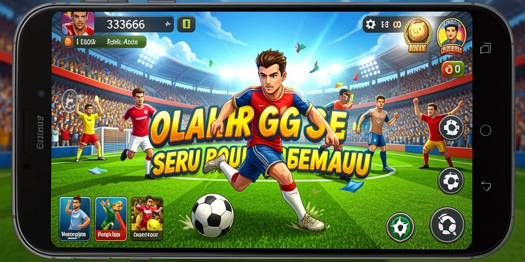 Tangkapan layar gameplay dari permainan olahraga seru 333666.