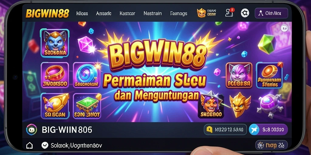 Screenshot gameplay BIGWIN88 yang menampilkan slot yang menarik dan seru.