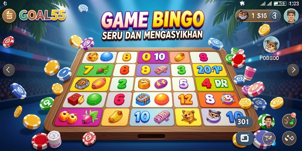 Tampilan gameplay GOAL55 yang seru dan interaktif.