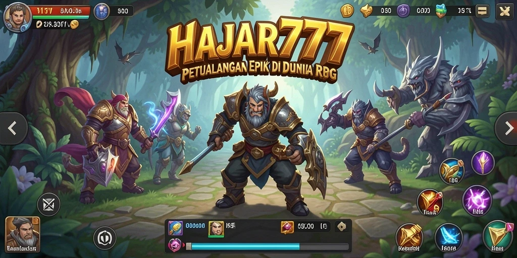 Gameplay seru di HAJAR777 yang memikat para pemain RPG.