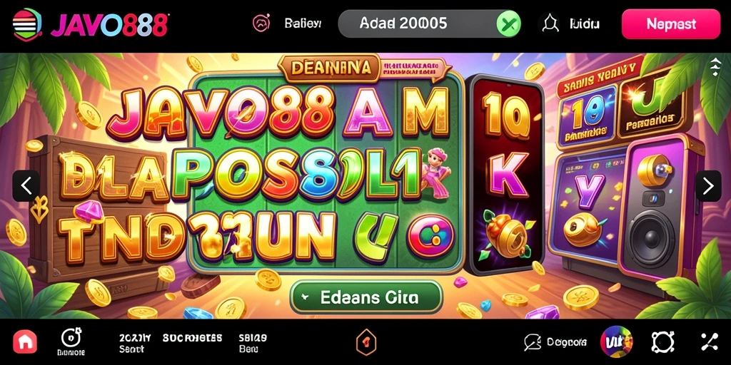 Screenshot menunjukkan gameplay seru dan interaktif di JAVO88.