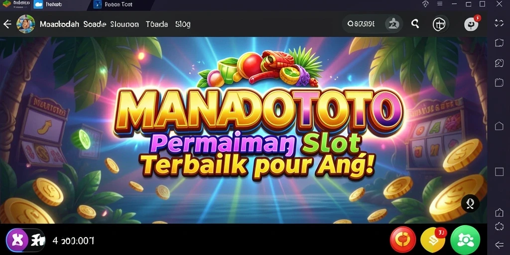 Tampilan menarik dari gameplay Slot MANADOTOTO.