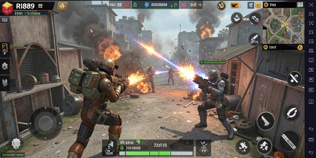 Tangkapan layar gameplay RI889 yang menegangkan.