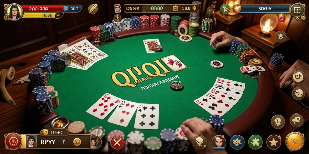 Tampilan gameplay QiuQiu yang seru dan menantang di RPYYY.