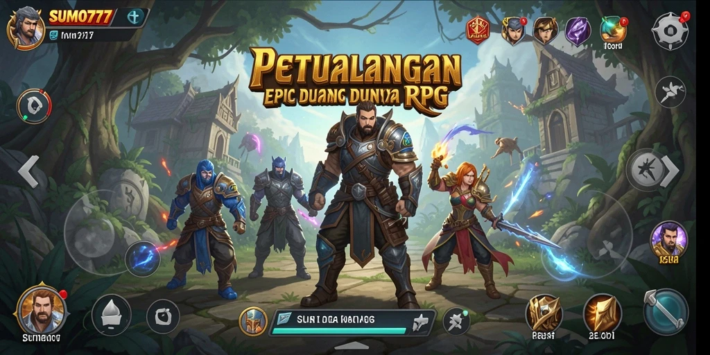 Gameplay dinamis dan penuh aksi dalam SUMO777 yang mengesankan.