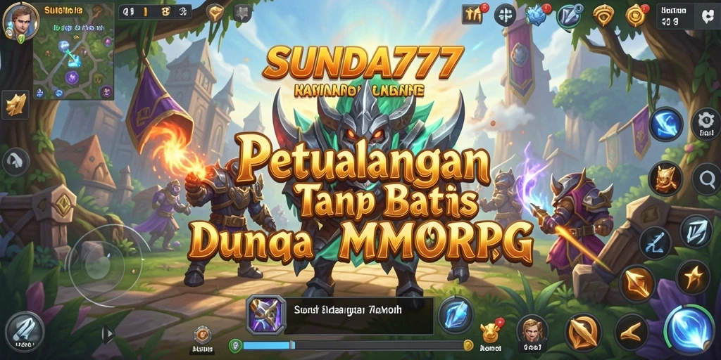 Screenshot SUNDA777 menampilkan aksi seru dalam petualangan MMORPG.