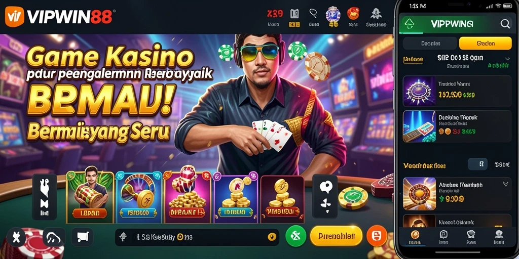 Screenshot gameplay yang menampilkan keseruan permainan Kasino.